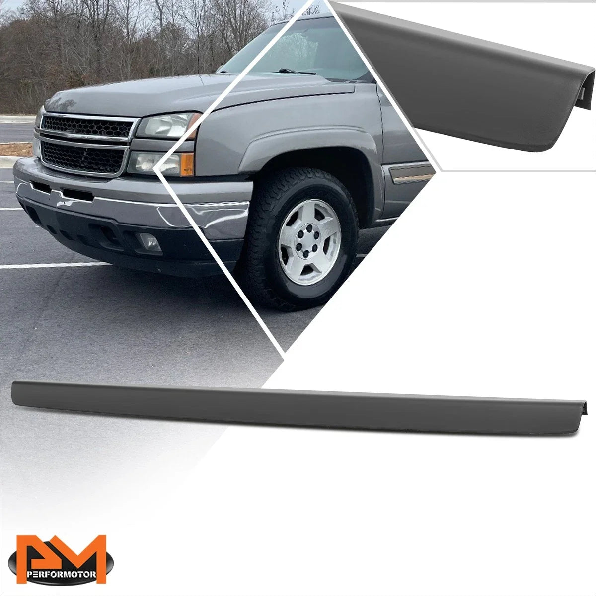 Molding Cap Cover for Tailgate on 1999-2007 Silverado/Sierra 1500-3500