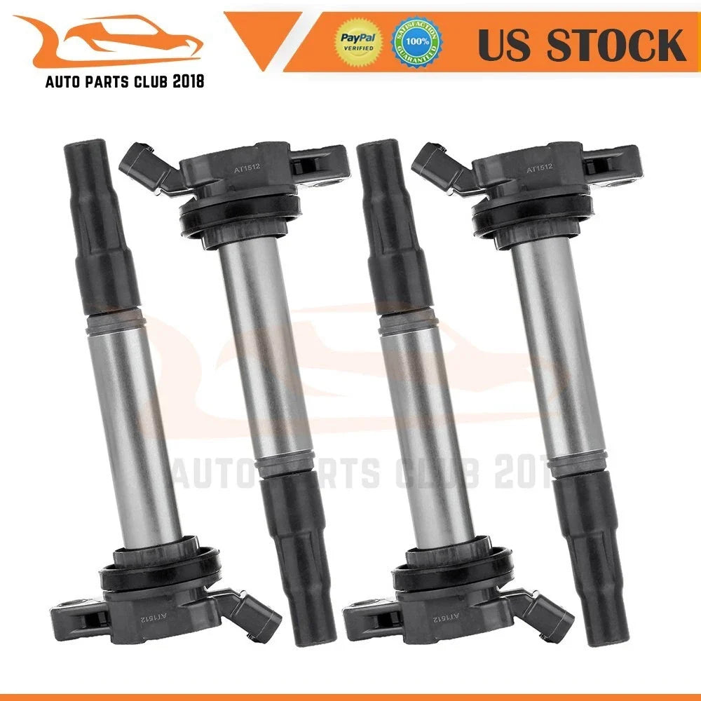 Ignition Coil Set of 4 for Toyota Corolla Prius Scion Lexus