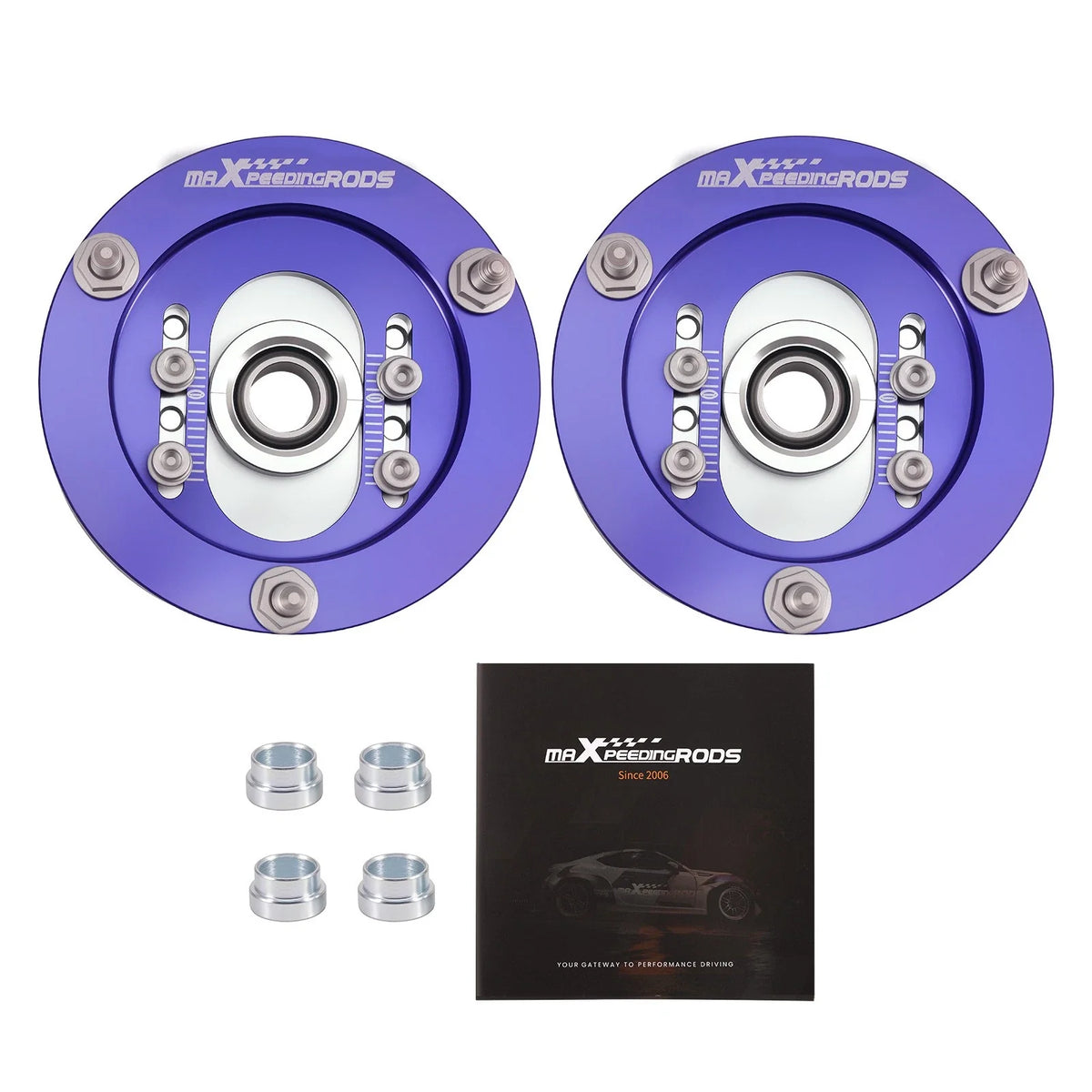 2X Camber Plates for BMW E46 320 323 325 328 M3 (1998–2006)