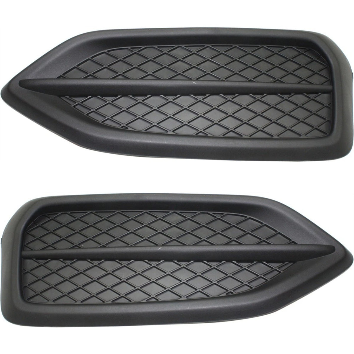 Fog Light Cover Set for Honda Civic Coupe (2014–2015) Black Front HO1039122 HO1038122