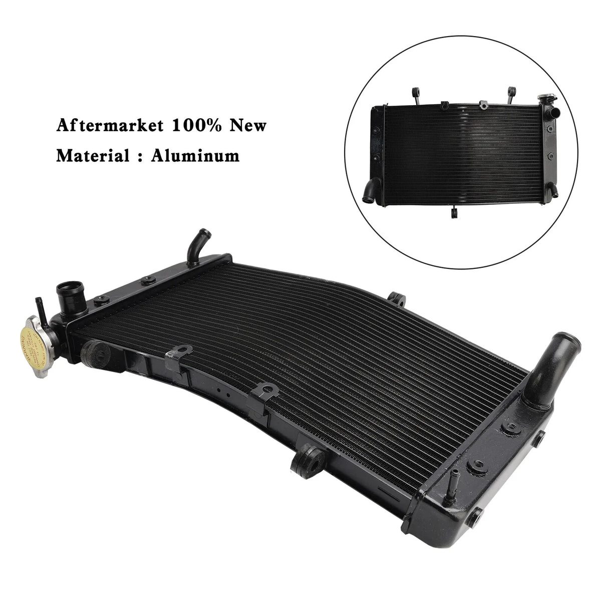 Aluminum Radiator for Yamaha FZ1 FZ1N FZ8 (2006–2018, 2011–2019)