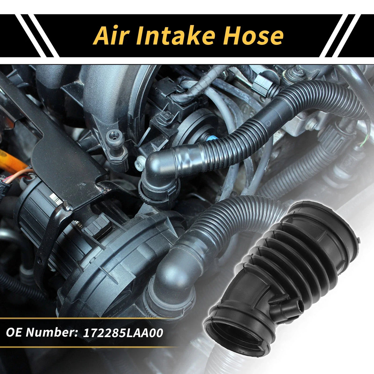 1 Pc Intake Hose for Honda CR-V 2.4L (2015–2016) No. 172285LAA00