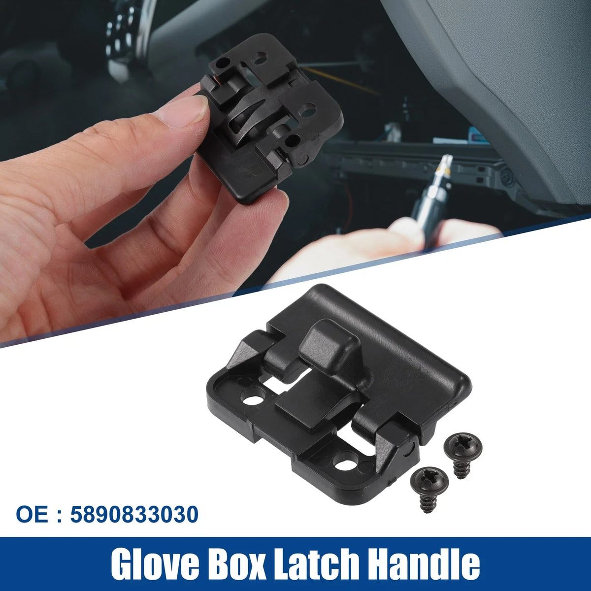 Glove Box Latch Handle for Toyota Camry (2007–2011) No. 5890833030 Black