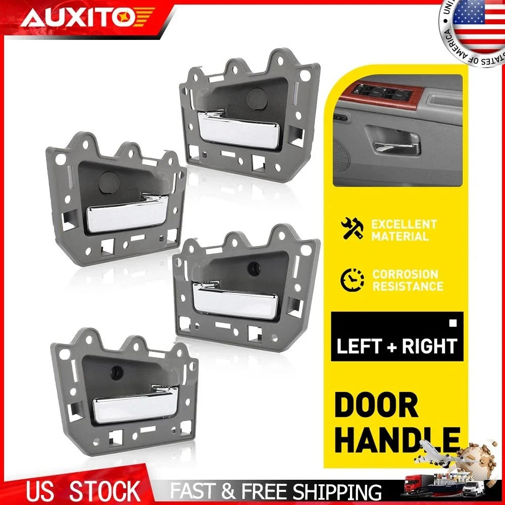 Gray Door Handle Set (4) for Jeep Grand Cherokee 2005-2010