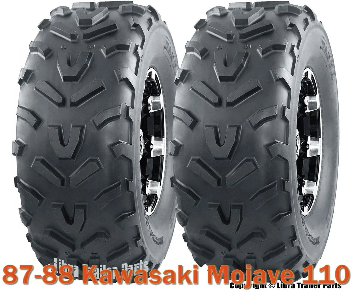 Set of 2 WANDA ATV Tires 20X7-8 /6PR for Kawasaki Mojave 110 (1987–1988)