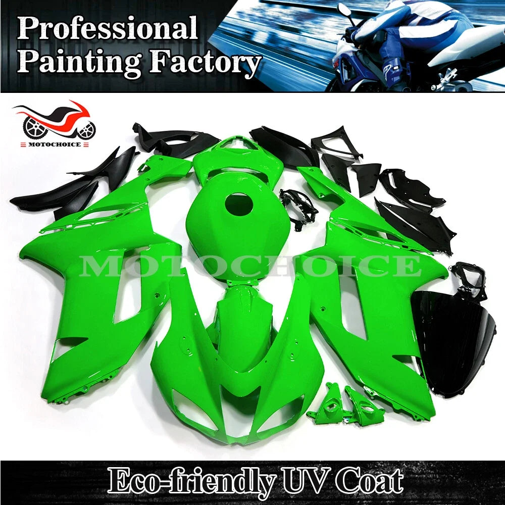 Green Fairing Kit for Kawasaki Ninja ZX6R (2007-2008)