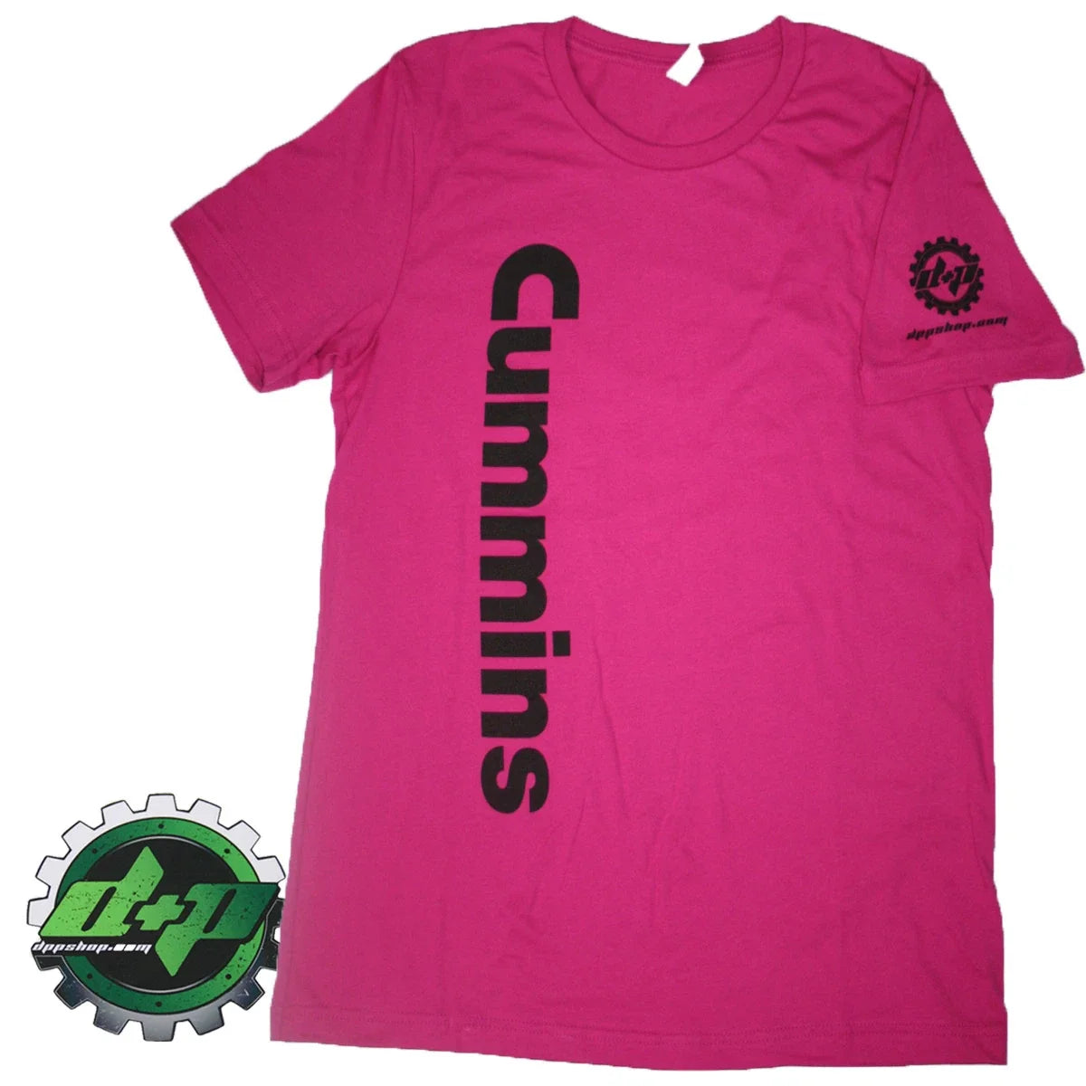 Cummins Diesel Truck T-Shirt for 4X4 (Pink, Medium)