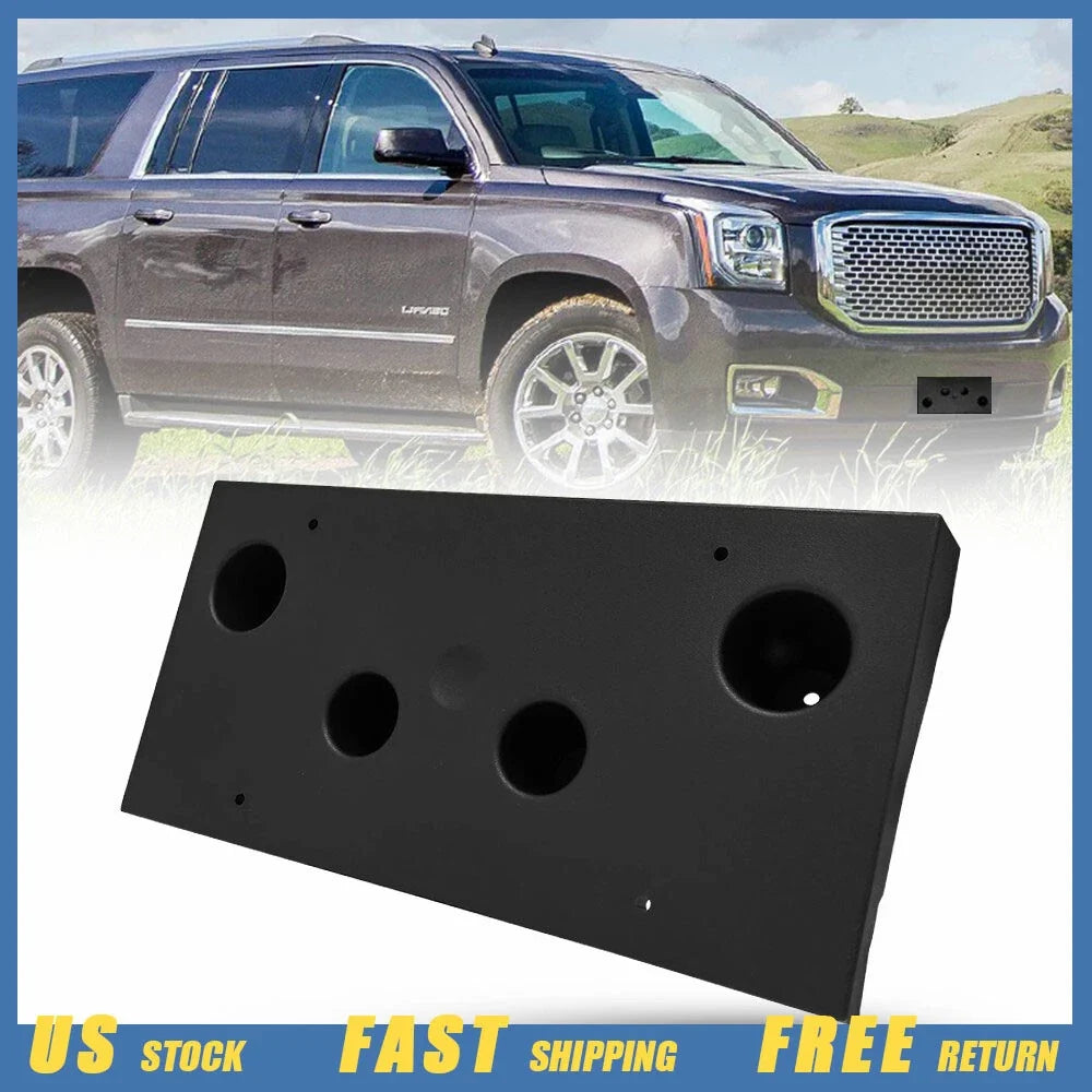 Front Bumper Tag License Plate Bracket for Yukon XL / Denali 2015-2019