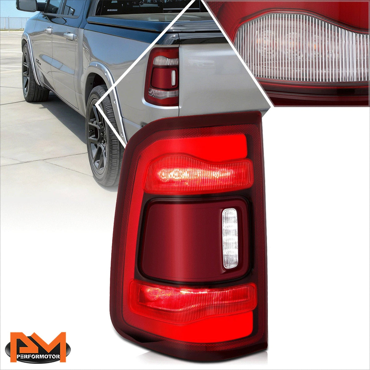Taillight Assembly Chrome for Ram 1500 (2019–2024)