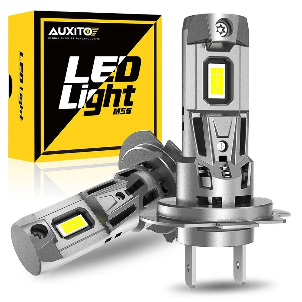 H7 Hi/Low Beam LED Headlight Bulbs Kit 44000LM 6500K