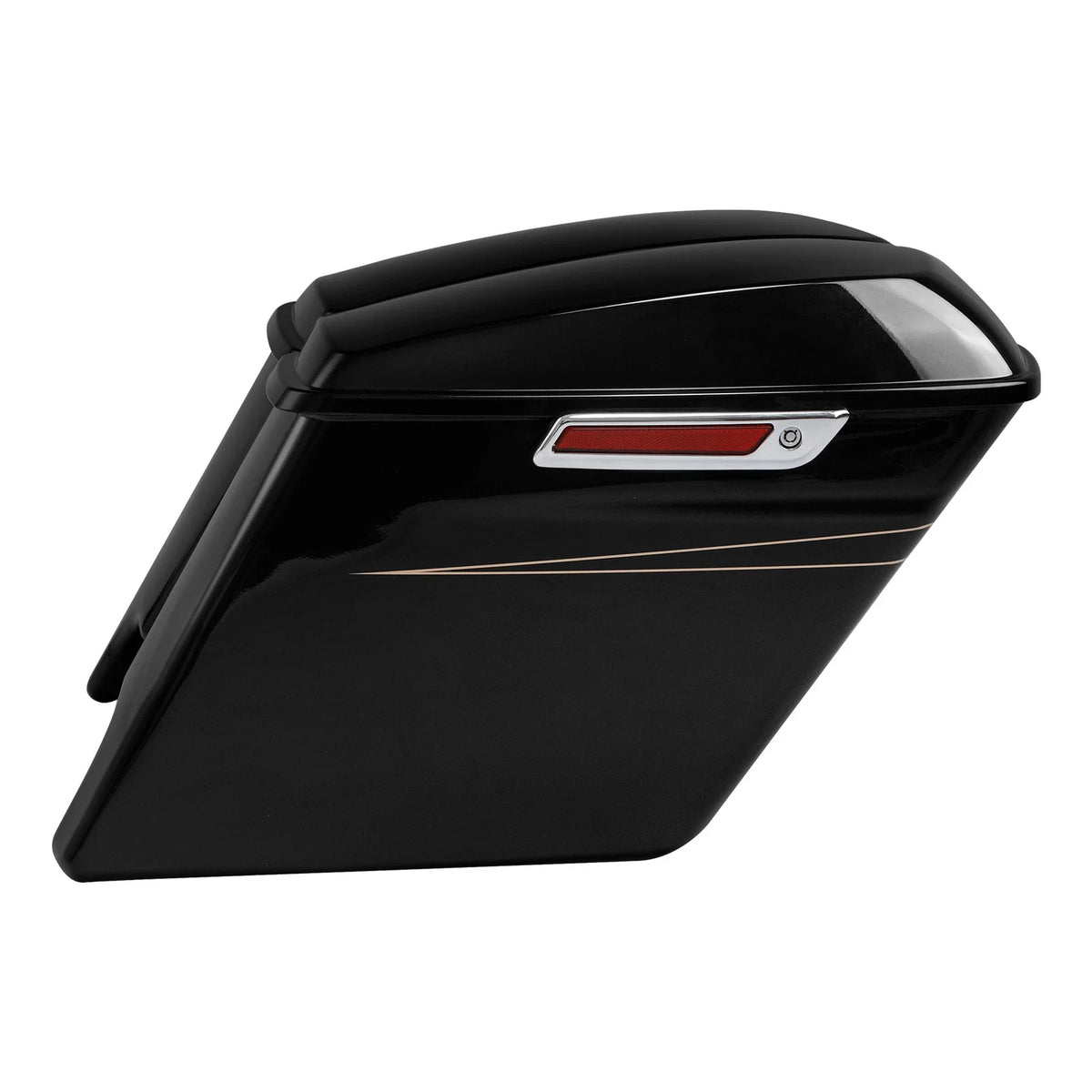 Black Quartz 5" Saddlebags for Harley Road Glide (2014–2023)