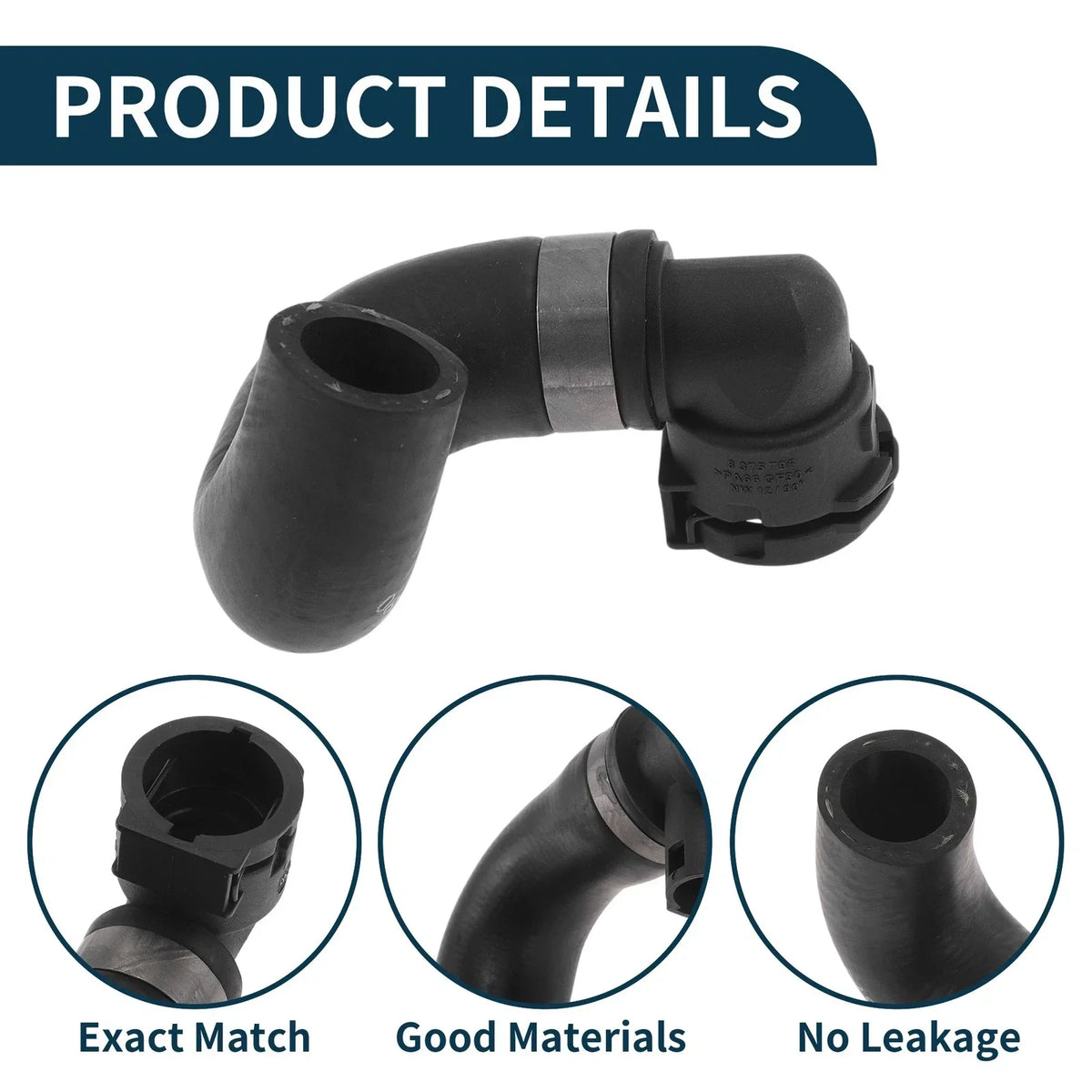 Radiator Hose - Coolant Pipe for 2008-2015 BMW 7 Series