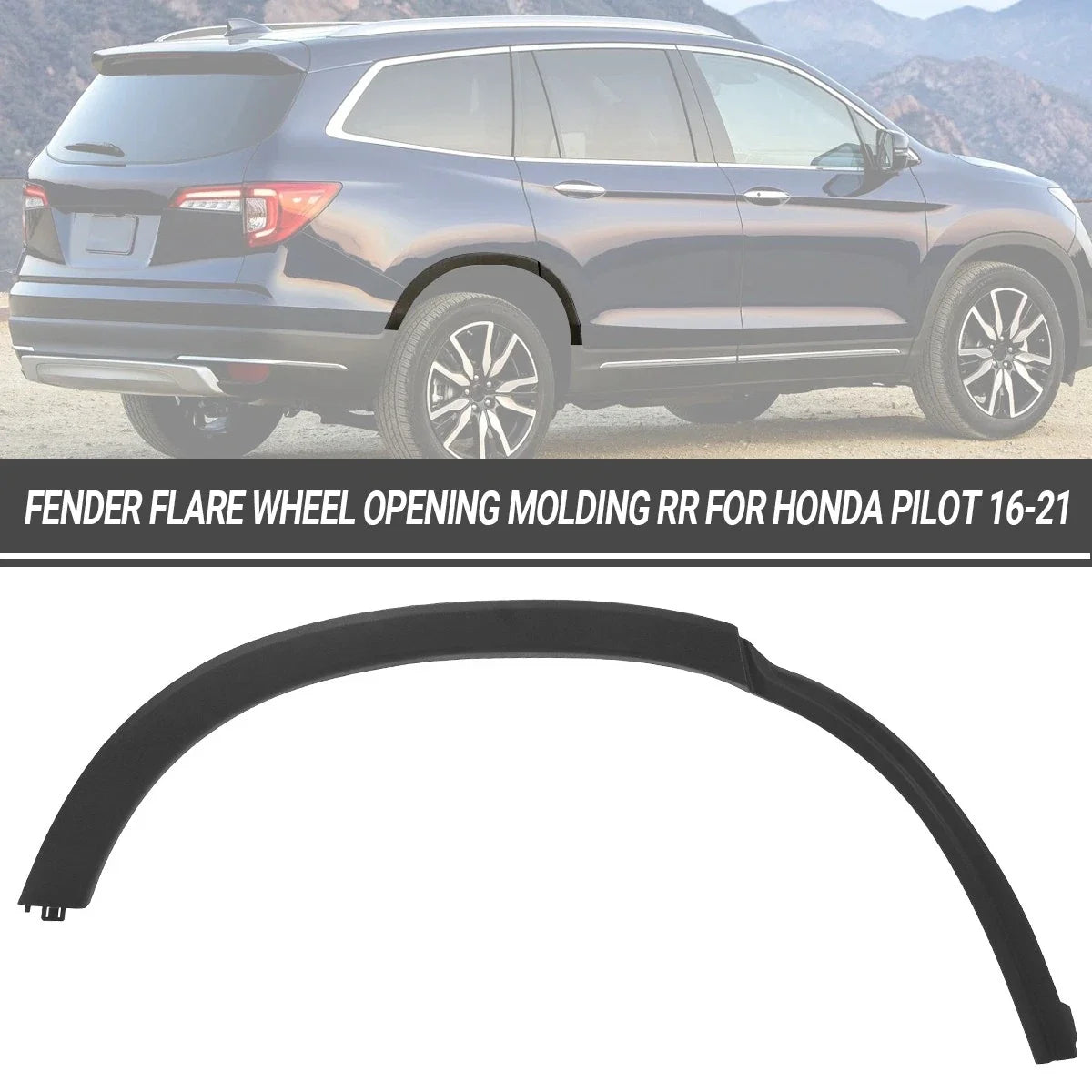 Rear Right Fender Flare Trim for Honda Pilot (2016–2022)