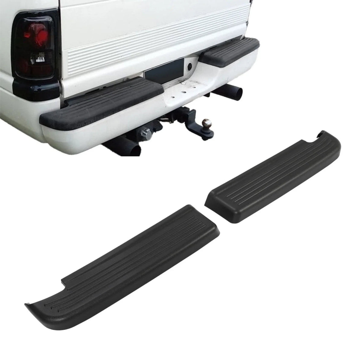 Rear Step Bumper Pad Cover for Dodge Ram 1500 2500 (1994–2002)