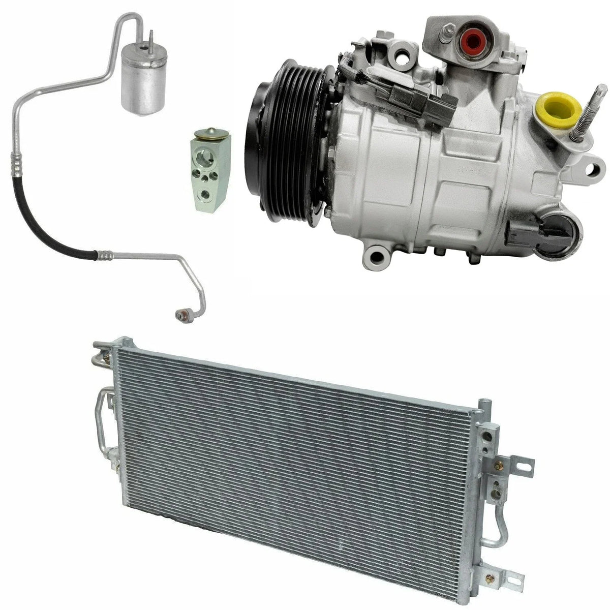 AC Compressor Kit with Condenser for Ford Explorer 3.5L Turbo (2019–2019)