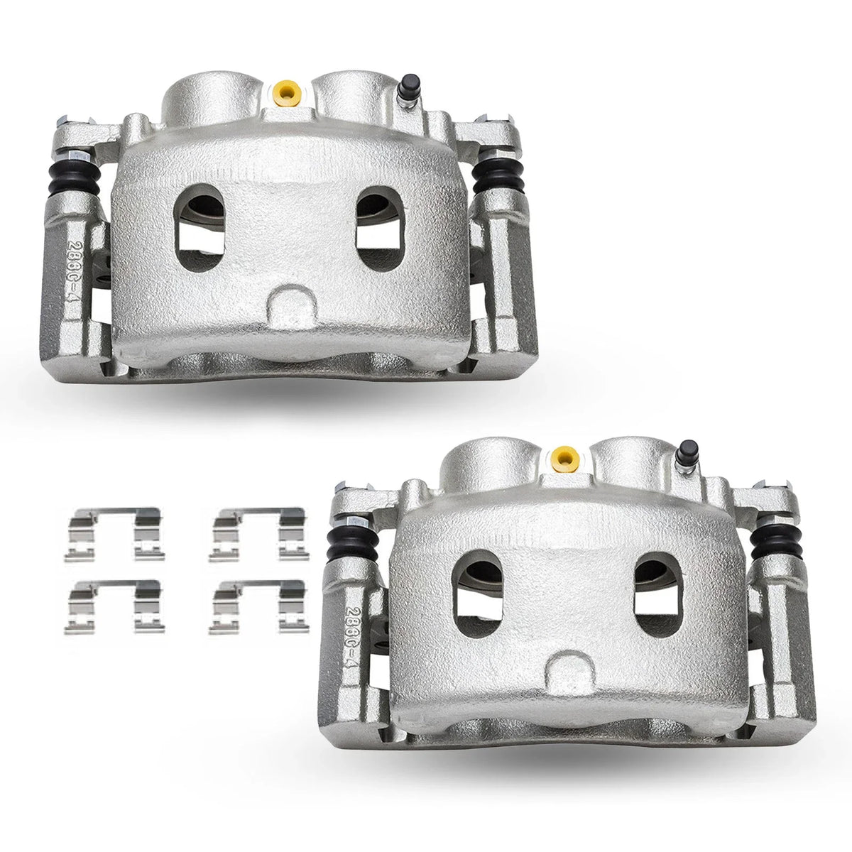 Front Pair Brake Calipers for Cadillac Escalade, Chevrolet Silverado 1500 (2007–2008)