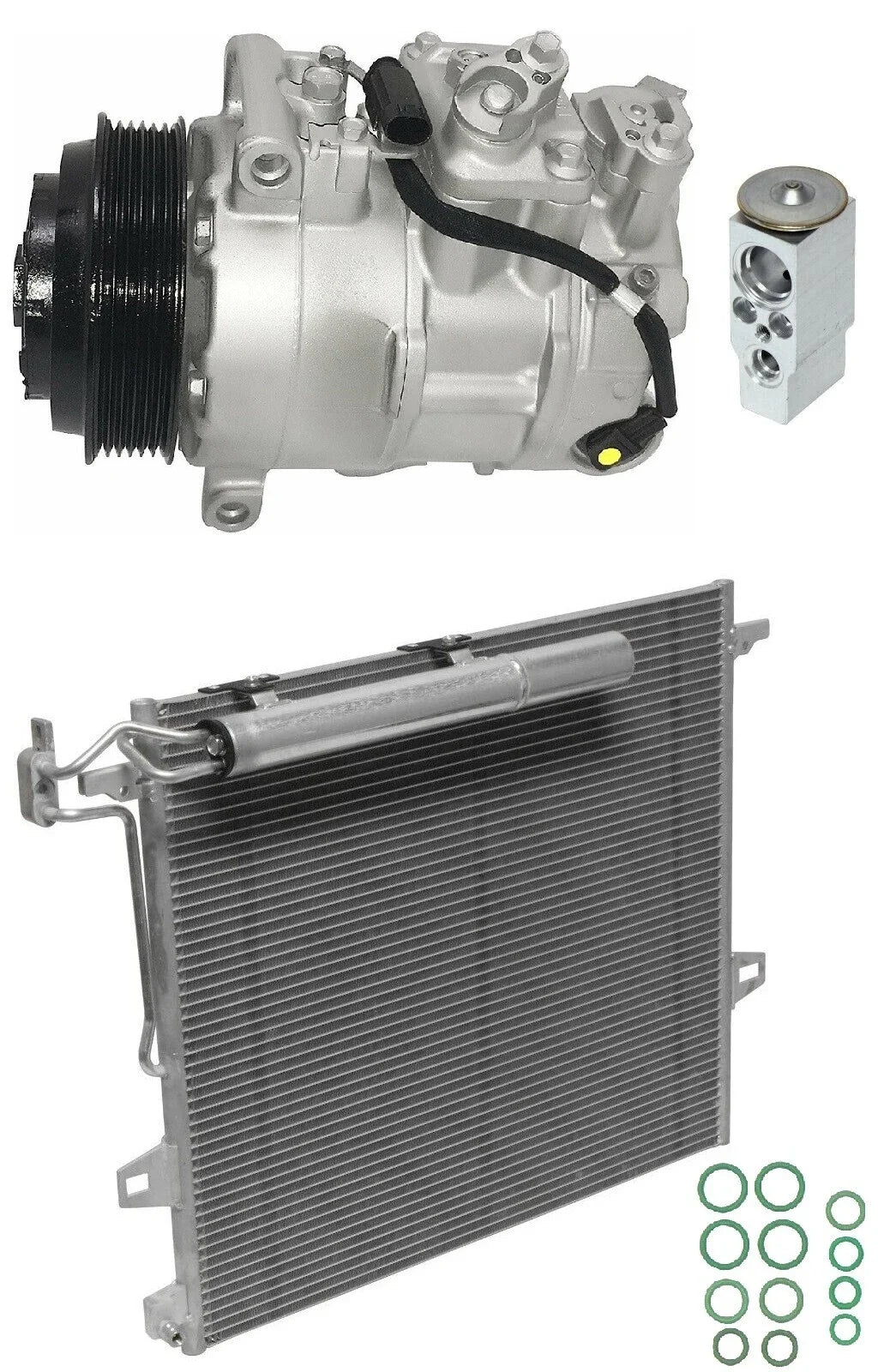 AC Compressor Kit with Condenser for Mercedes ML550 4.7L (2012–2015)