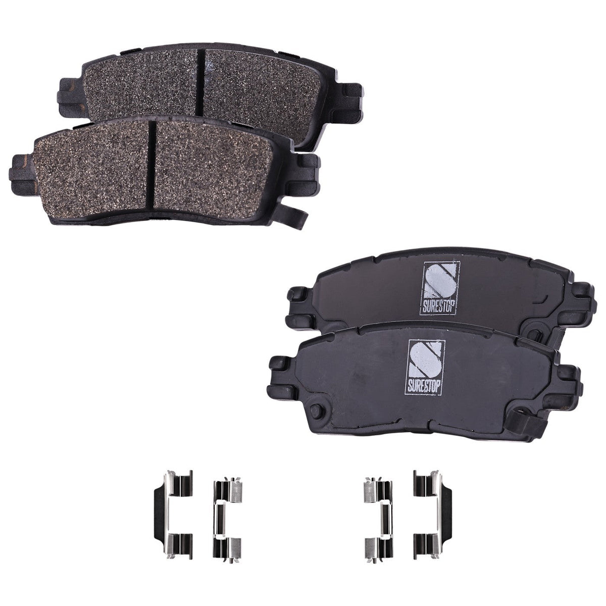 4-Piece Rear Brake Pads for Chevrolet Trailblazer (2002-2009) Semi-Metallic