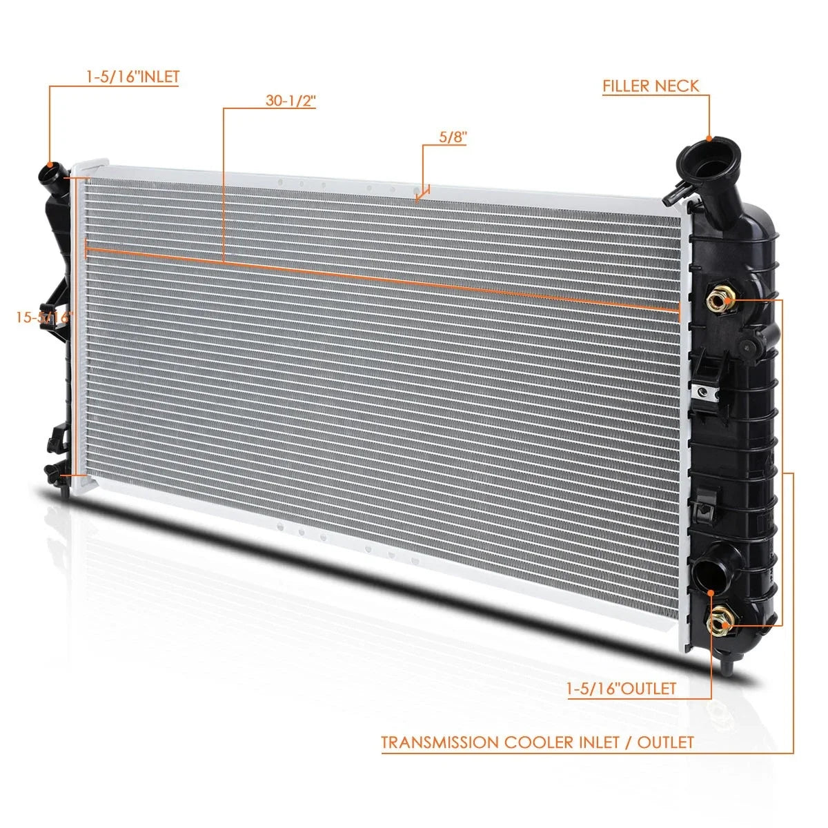 Aluminum Radiator for Buick Regal/Chevy Impala (2000–2004) DPI-2343
