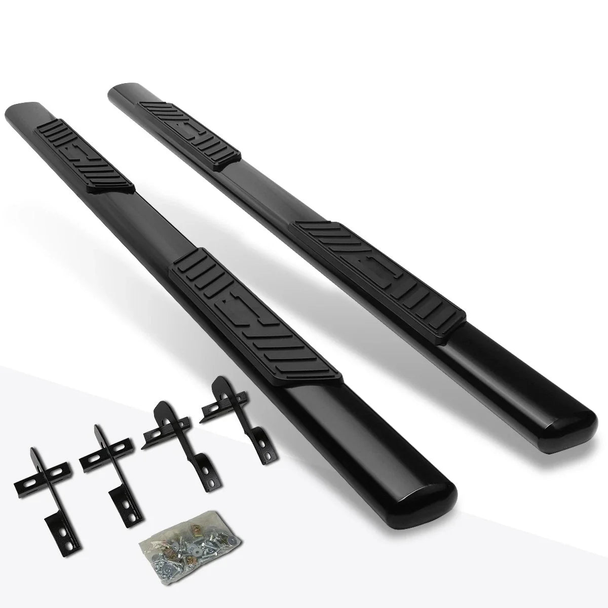 5" Oval Side Step Nerf Bars for Ford F150 SuperCrew Cab (2004–2008)