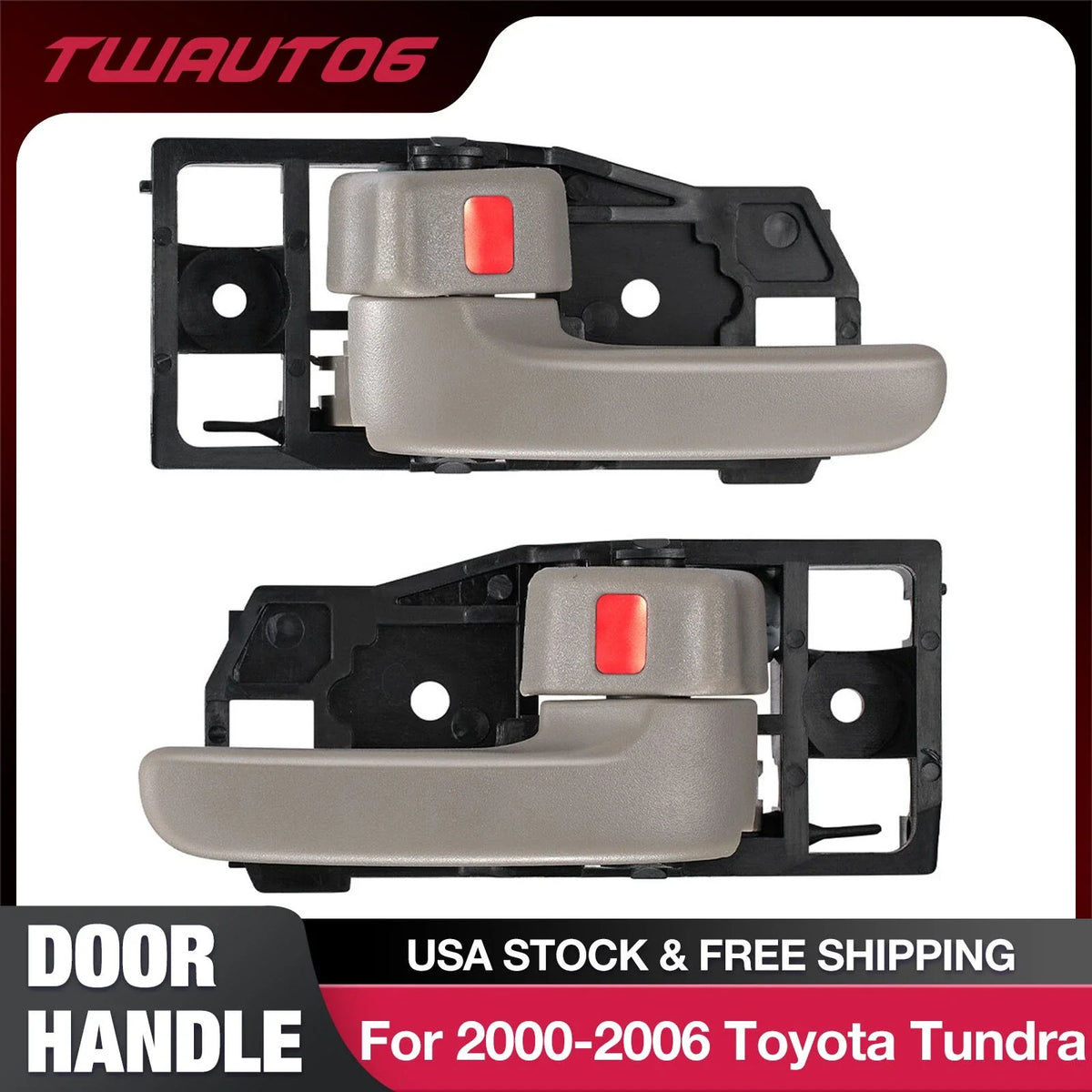 Inside Door Handle Set for 2000–2006 Toyota Tundra