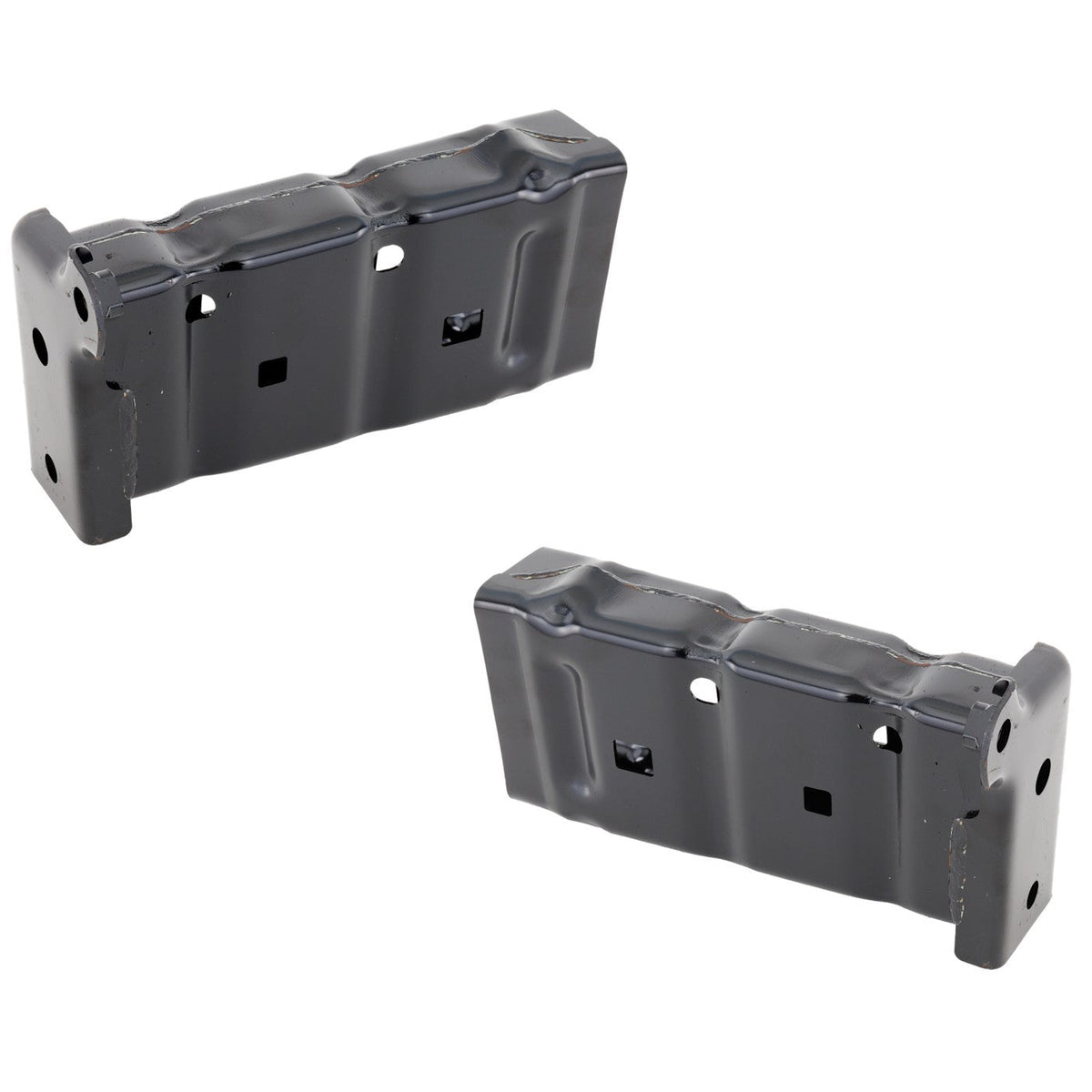 2-Piece Front Bumper Reinforcement for Driver and Passenger Side
