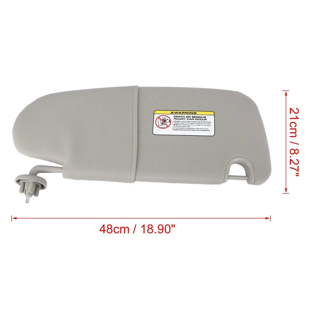 Driver Side Left Sun Visor for Dodge Ram 1500 2500 (2002-2009)