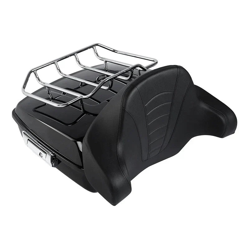 Trunk Backrest Rack Quick Detach for Harley Road Glide 2014-2025