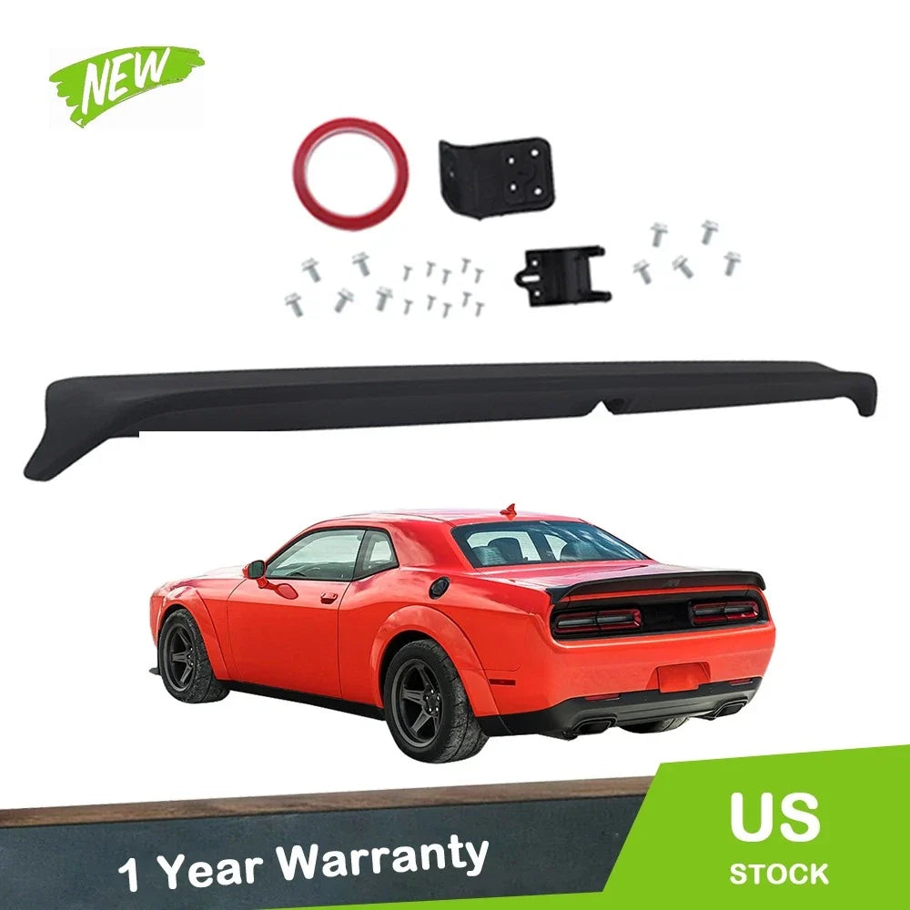 Matte Black Trunk Spoiler Wing for Dodge Challenger (2015–2024)