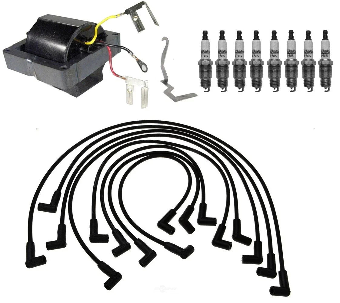 Ignition Wires & Coil Spark Plugs Kit ACDelco for Chevy C10 Suburban (1973–1991)