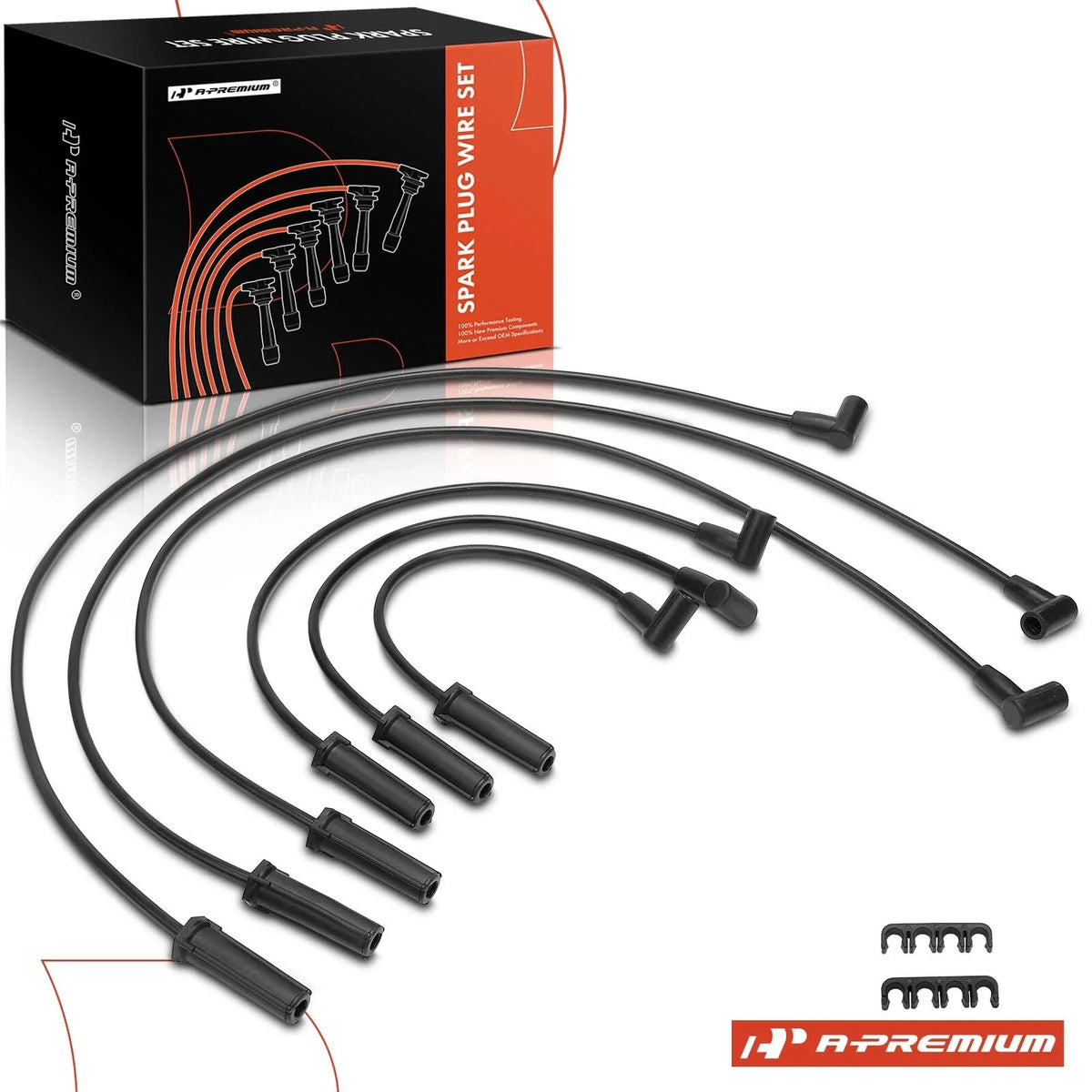 6x Spark Plug Wire Set for Buick LaCrosse (2005–2008)