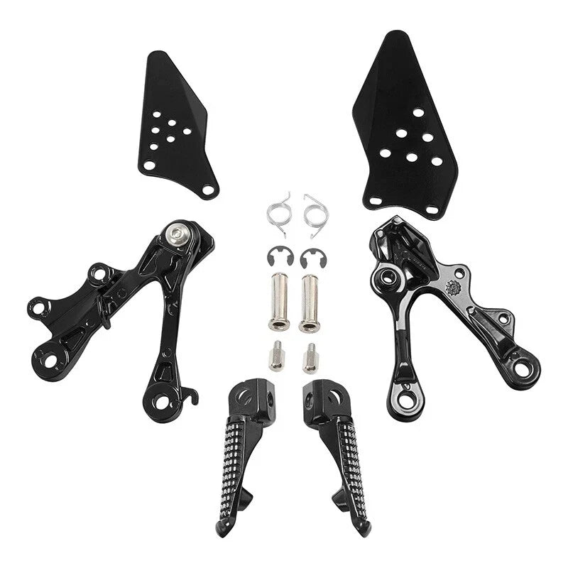 Front Driver Bracket Kit for Foot Pegs on Kawasaki Ninja ZX6R 2009-2024