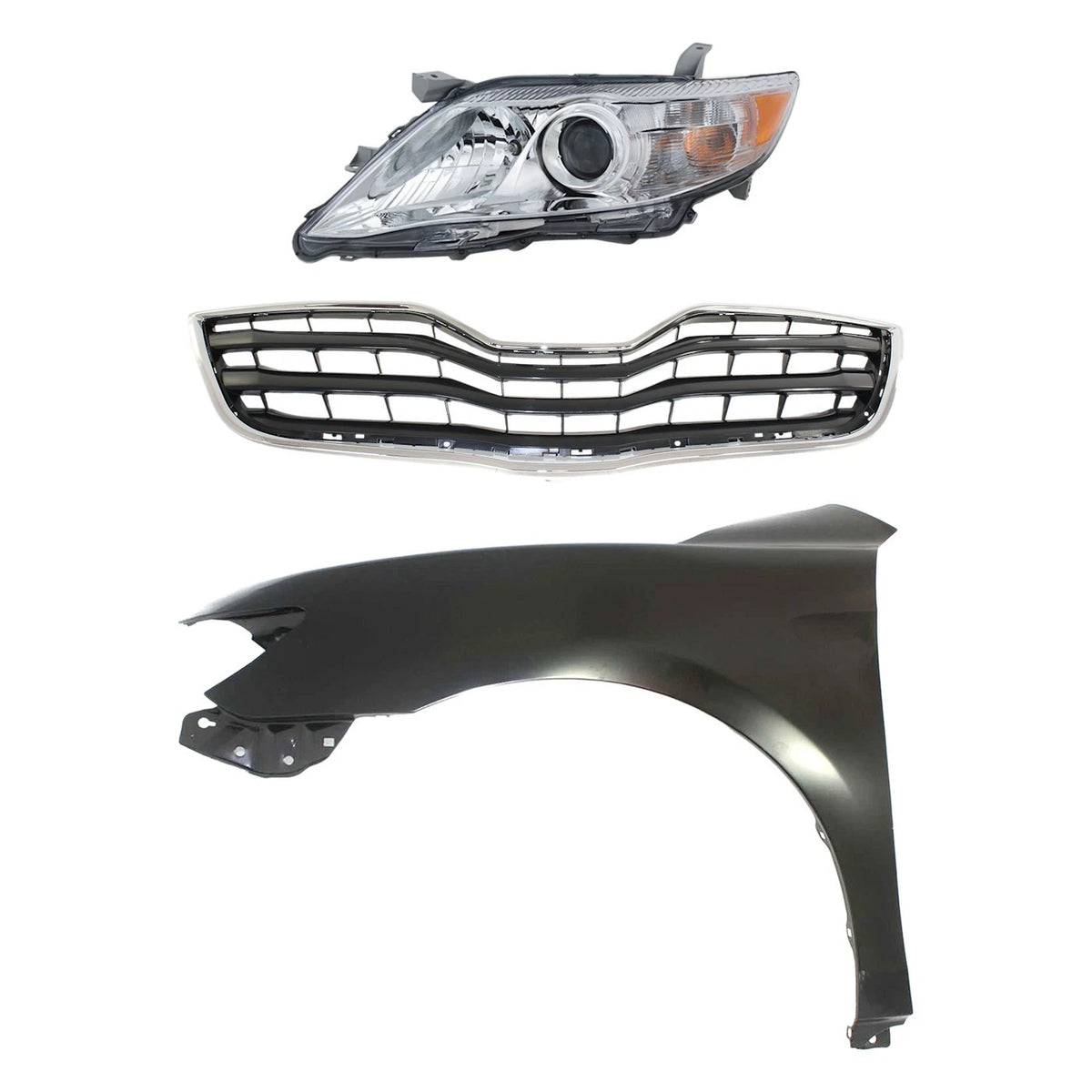 Driver Left Side Headlight for Toyota Camry (2010–2011)