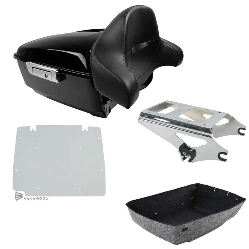 Backrest Pad Base Plate for Harley Road King Touring 2009-2013