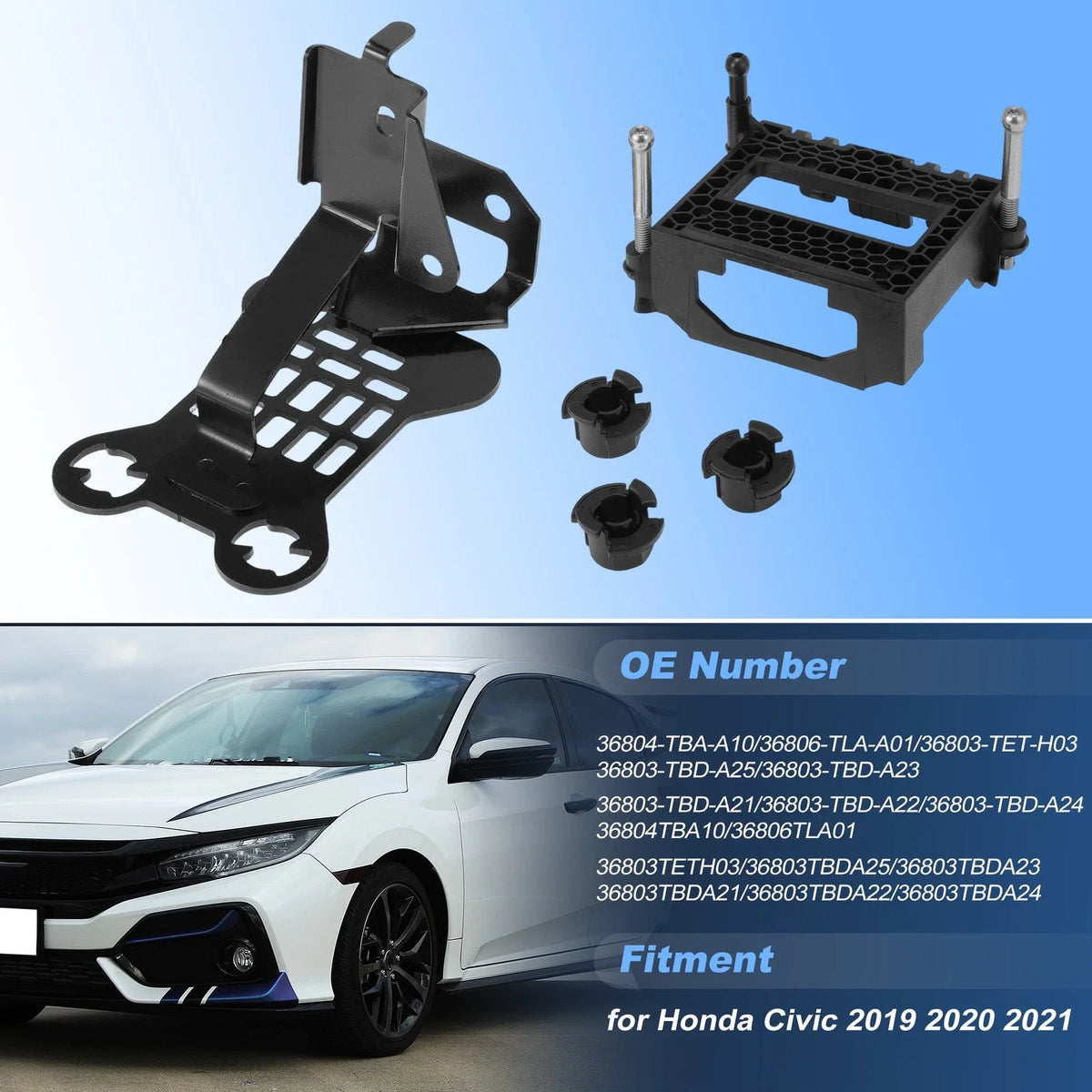 Radar Bracket for Honda Civic (2019–2021) - Radar Cruise Sensor Control