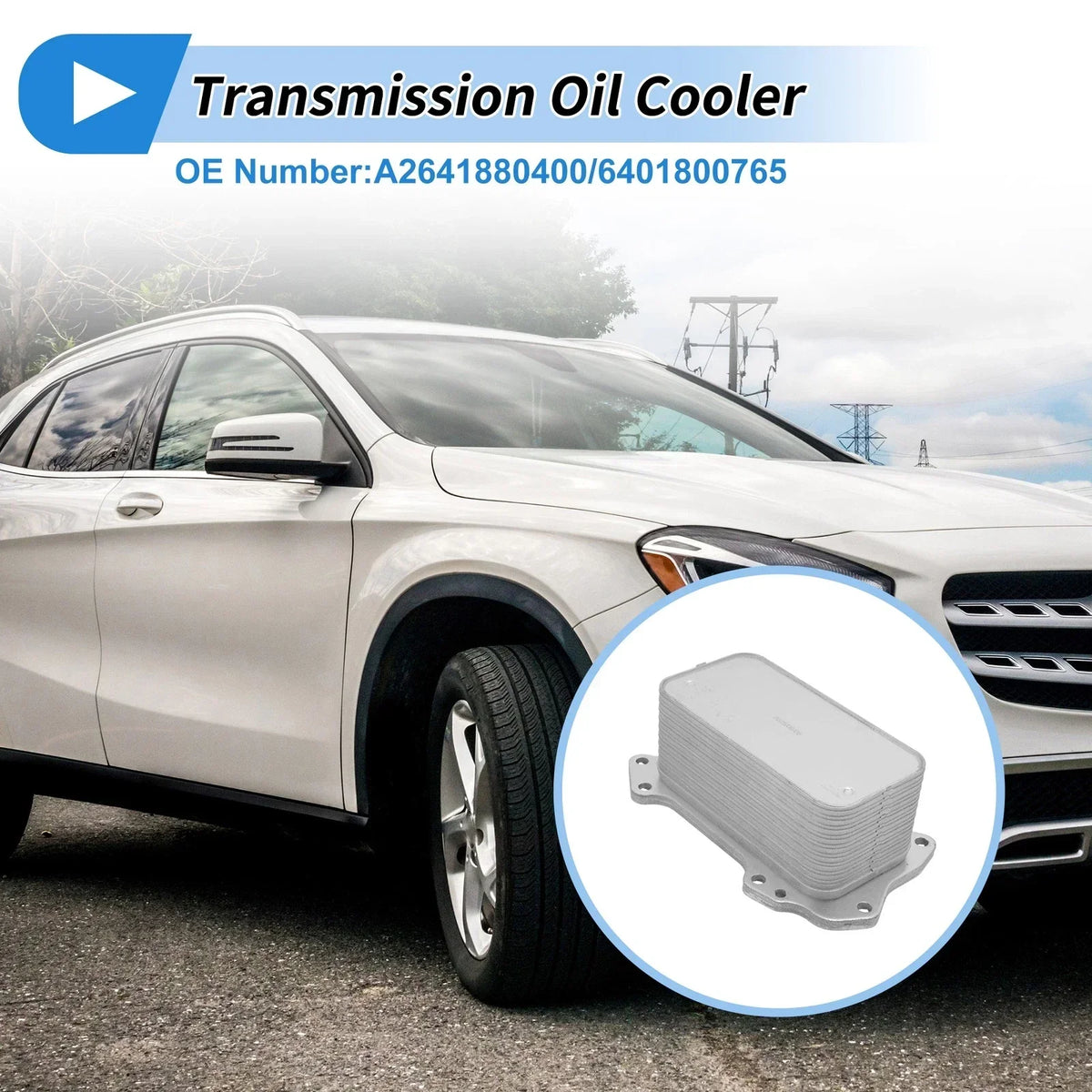 Engine Oil Cooler A2641880400/6401800765 for C300 Mercedes-Benz 2019-2023