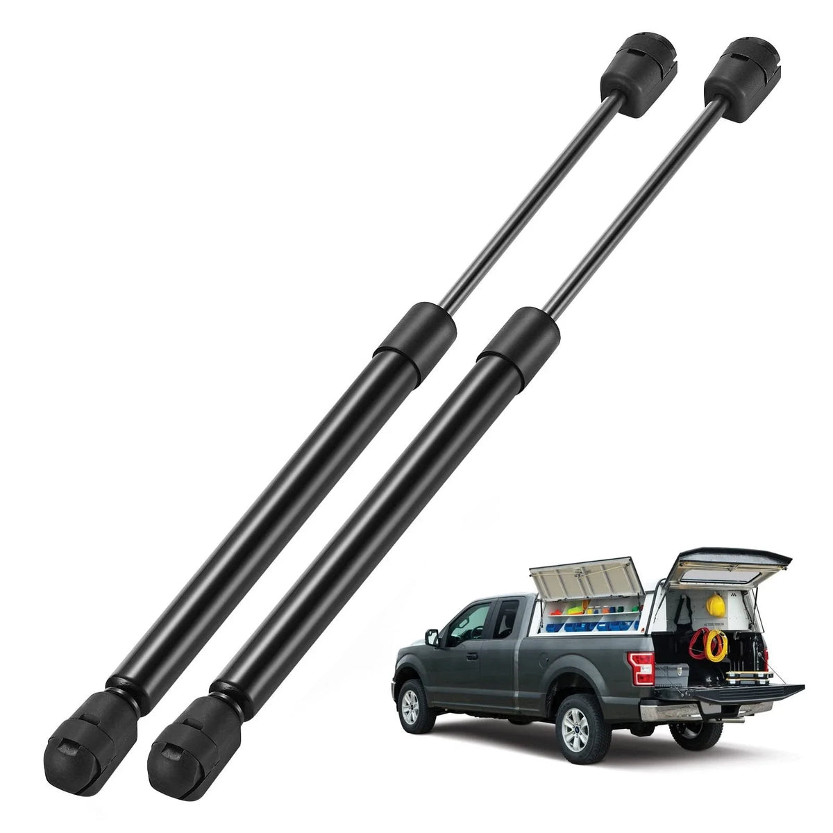 Set of 2 Gas Struts for Camper Shell Side Window (C16-22360)