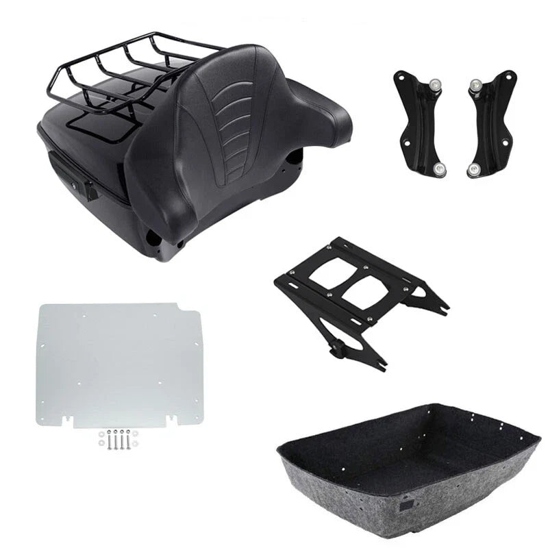 Trunk Backrest Mount Plate for Harley Street Glide FLHX 2014-2026