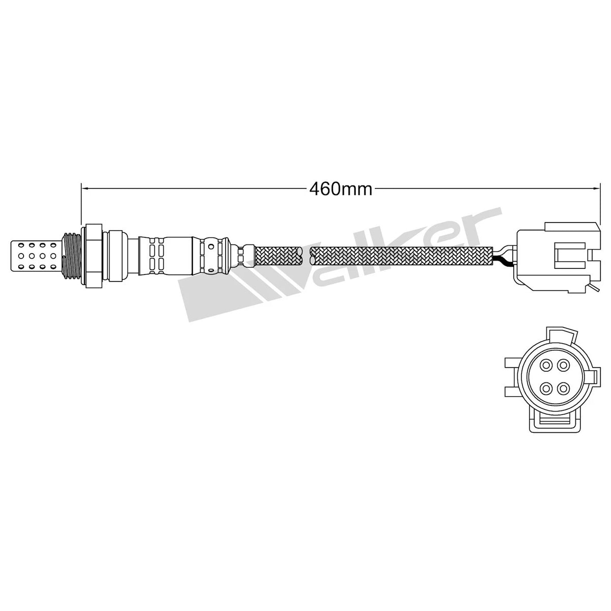 O2 Oxygen Sensor Downstream for Dodge Dakota Jeep (250-24947)