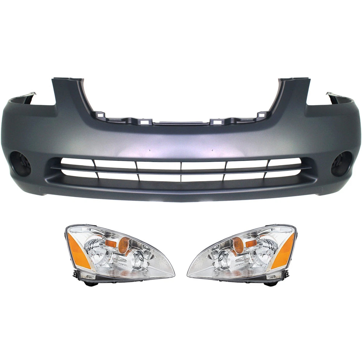Headlight Kit for Nissan Altima (2002–2004) - Driver & Passenger, Halogen