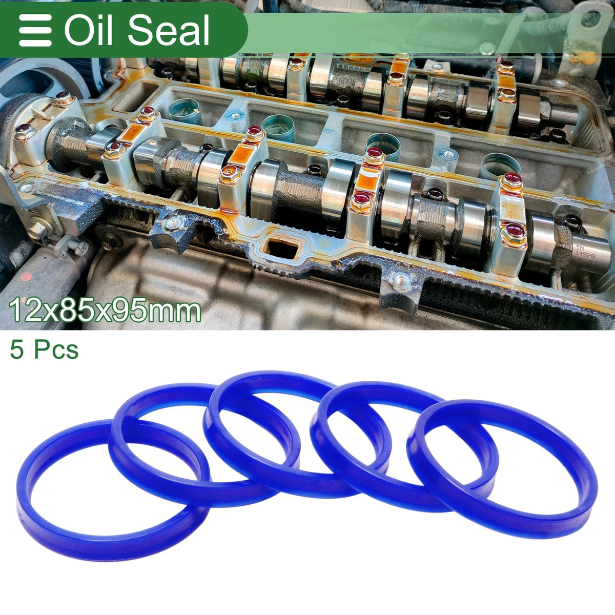 Set of 5 Oil Seal Rotary Shaft Seal TPU 85x95x12mm High Pressure