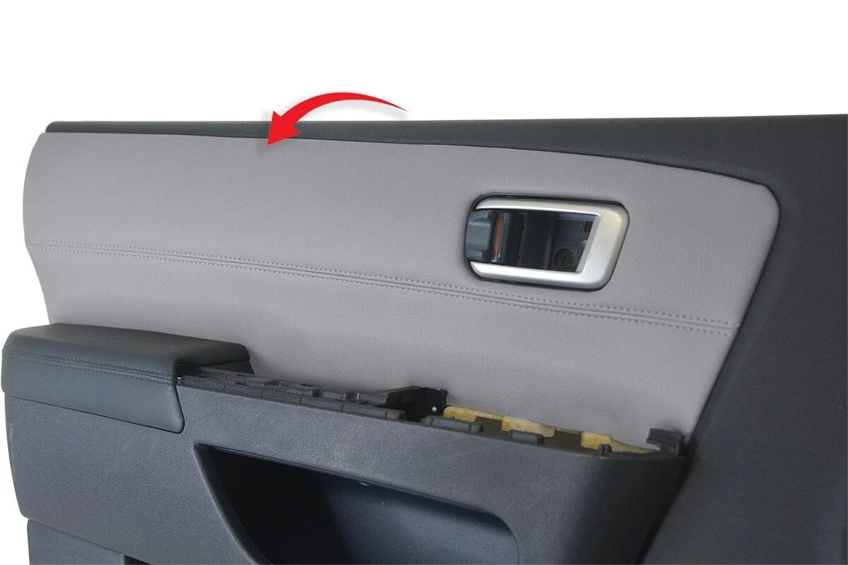 Front Right Door Panel Cover for Honda Pilot (2009–2015) Leather Gray