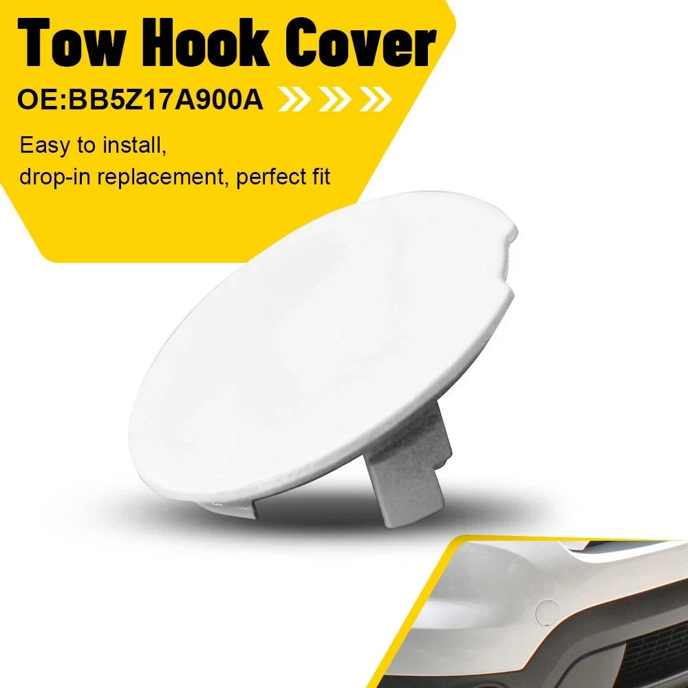 BB5Z17A900A Tow Hook Eye Cover N9 White for 2011–2015 Ford Explorer