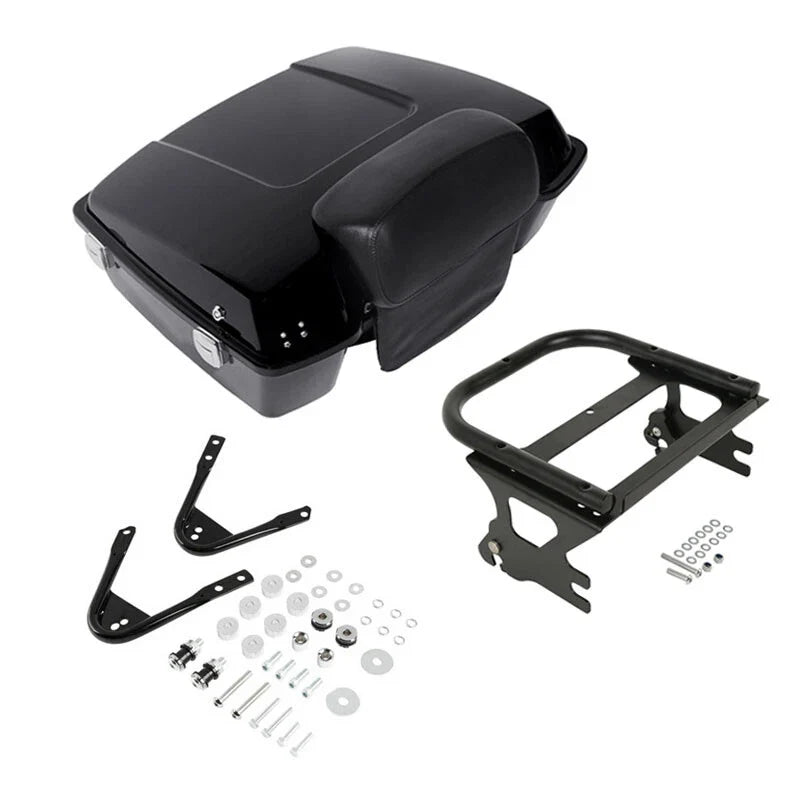 Chopped Trunk Rack Backrest for Harley Touring 1997-2008