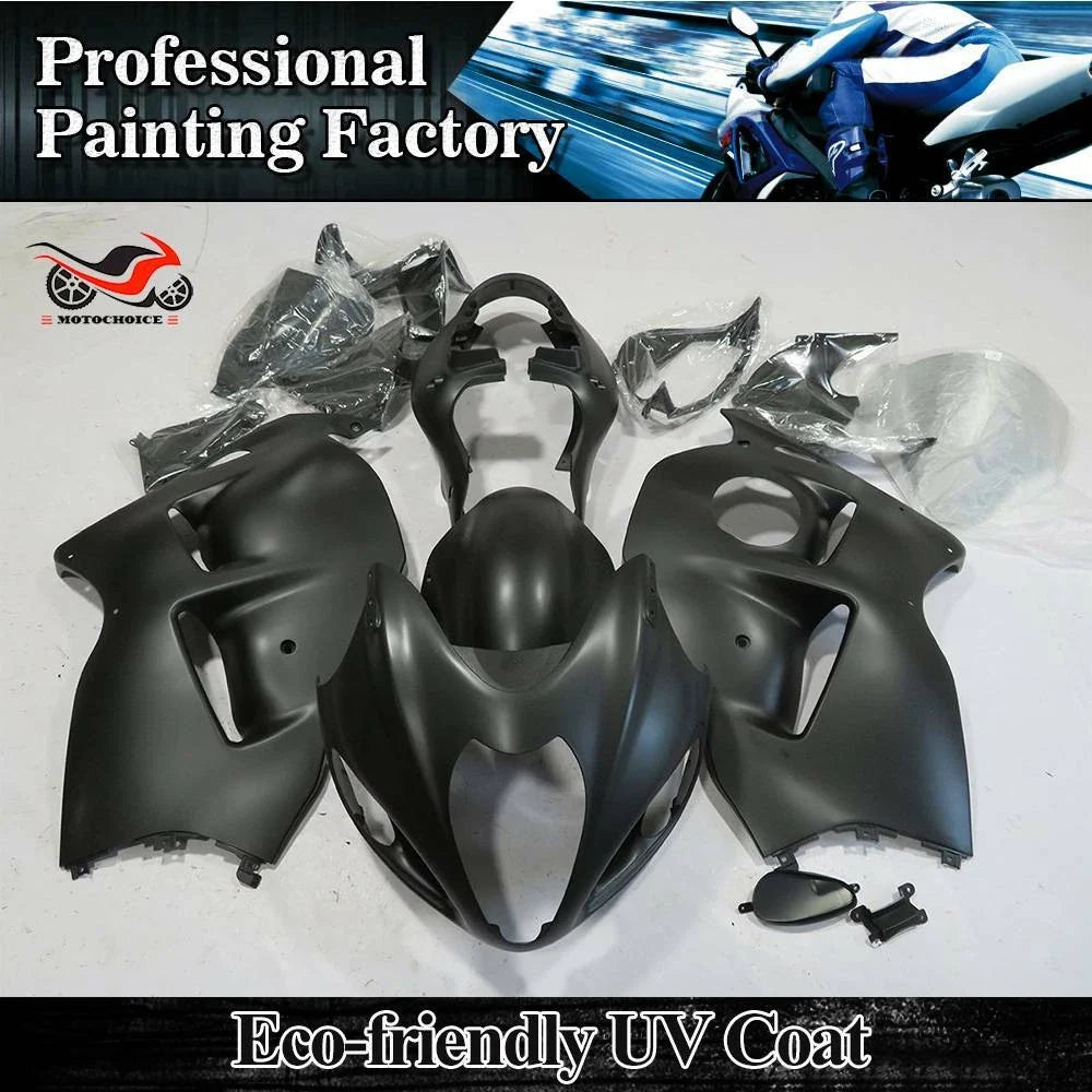 Fairings Kit Bodywork Set in Matte Black for Suzuki Hayabusa 1997-2007