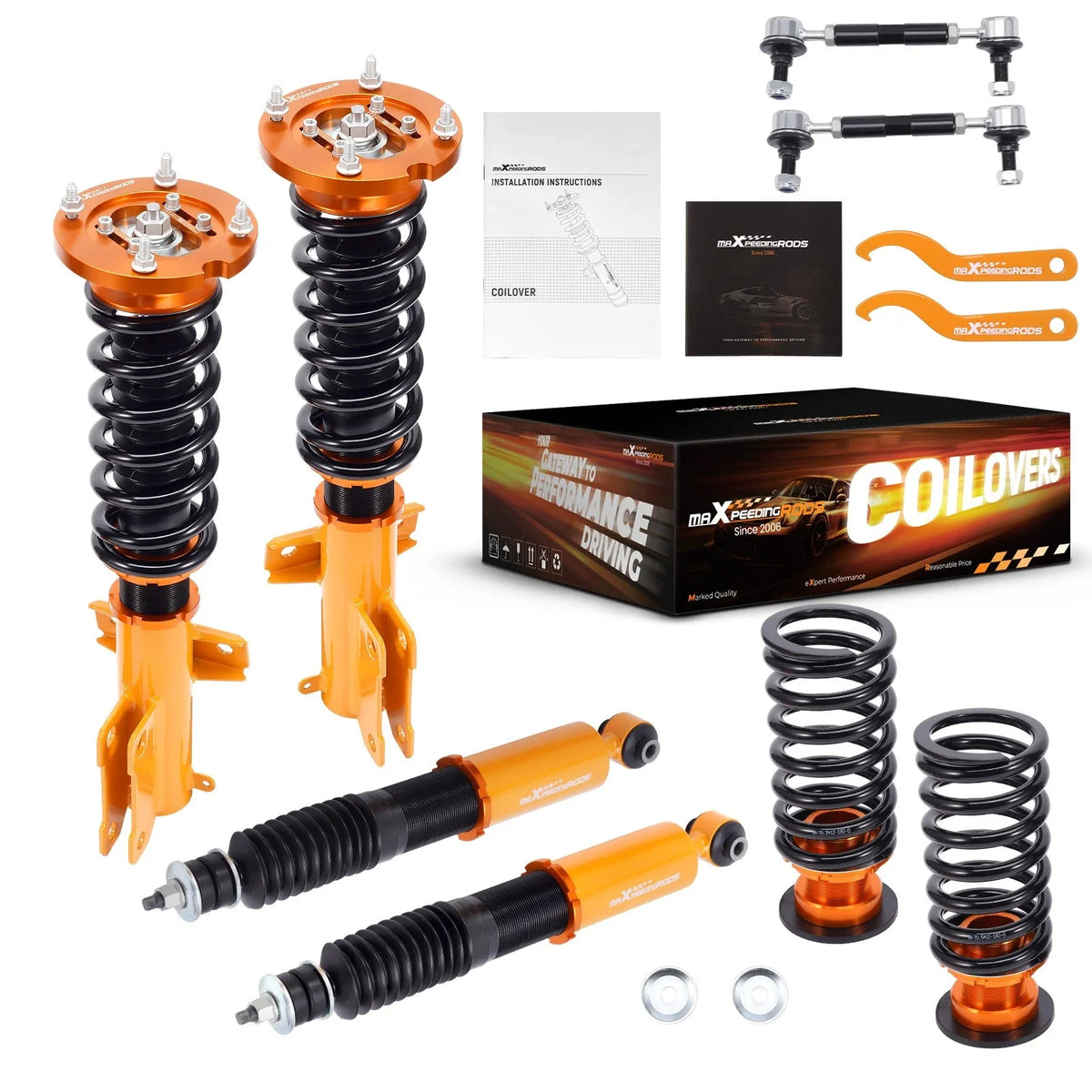 Adjustable Coilovers Kit for Ford Mustang (2005–2014) Shock Absorbers