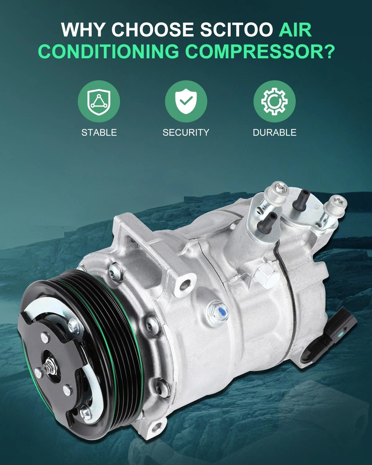 A/C Compressor for Q3, Audi A3 (2015-2018), TT Quattro (2004-2013)