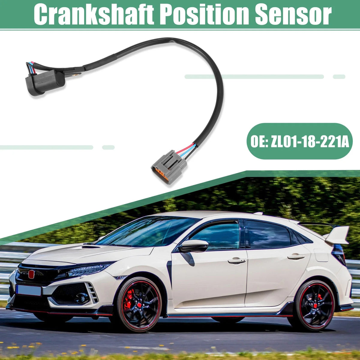 Crankshaft Position Sensor ZL01-18-221A for Mazda Miata (1999–2005)