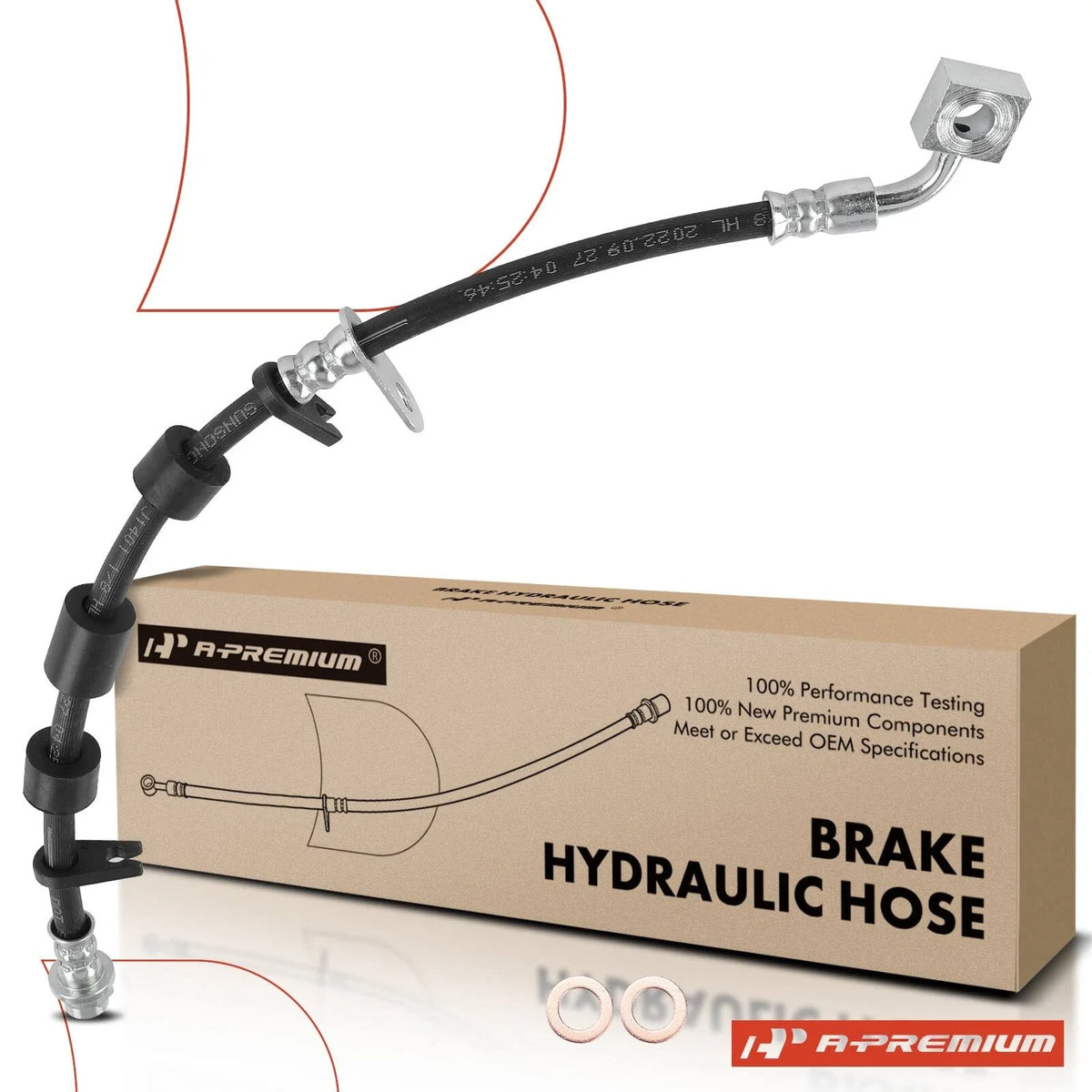 Front Left Brake Hydraulic Hose for Chevy Malibu (2016–2020)