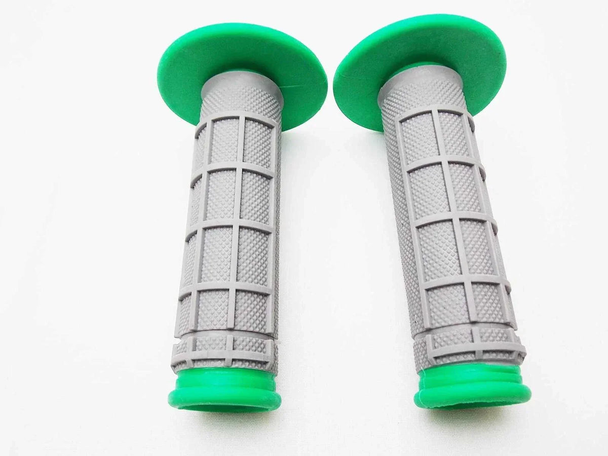 Hand Grip Set - Forseti Green Grey for Suzuki MX Enduro Trail